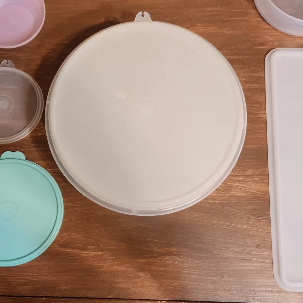 Tupperware Mixed Sizes Lids And Bowl Kitchen Storage Meat Keeper  Snack